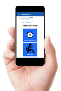 Prehabilitation App Screen