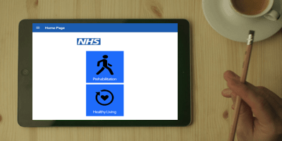 App on tablet image